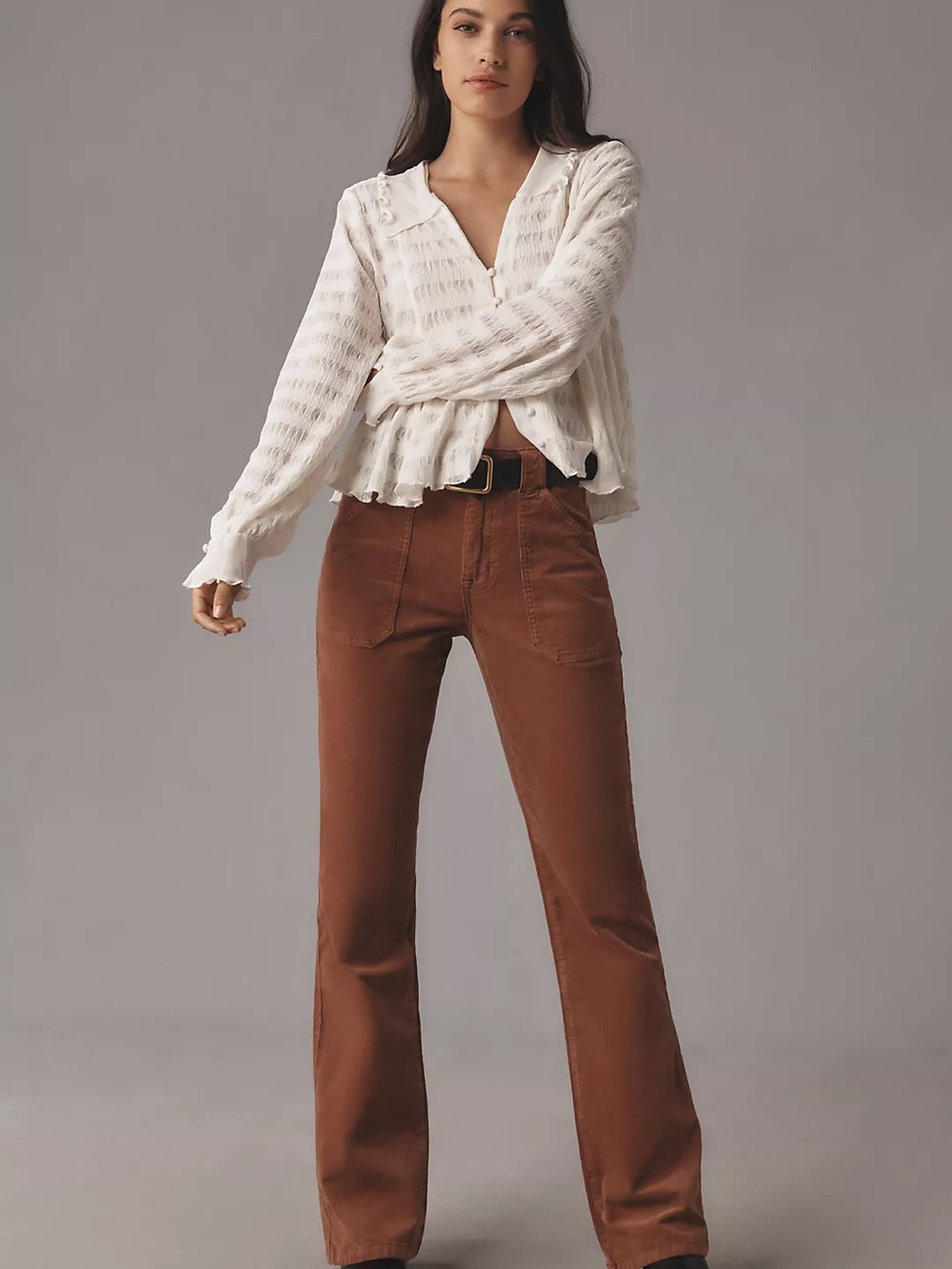 Sanctuary Rust Corduroy Pants